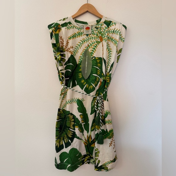 FARM Rio Green Tropical Mini Dress - Picture 10 of 13